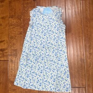 NWT Size 7 Classic Whimsy Blue Floral Nicole Dress